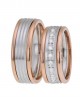 Wedding Rings "Stergiadis" TRIO6 White Gold k9 k14 or k18 4.00mm