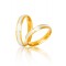 Wedding Rings "Stergiadis" S13 Two-Toned Gold k9 k14 or k18 3.50mm