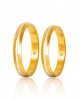 Wedding Rings "Stergiadis" S48 Two-Toned Gold k9 k14 or k18 3.00mm