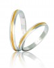 Wedding Rings "Stergiadis" S48 Two-Toned White Gold k9 k14 or k18 3.00mm